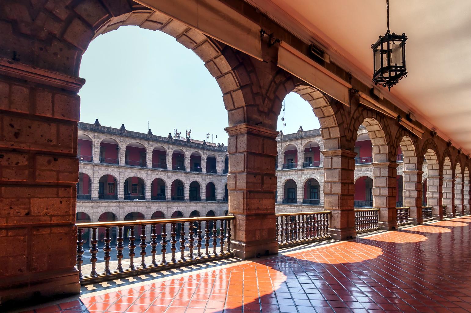 Photo from balcony at National Palace, Mexico CIty